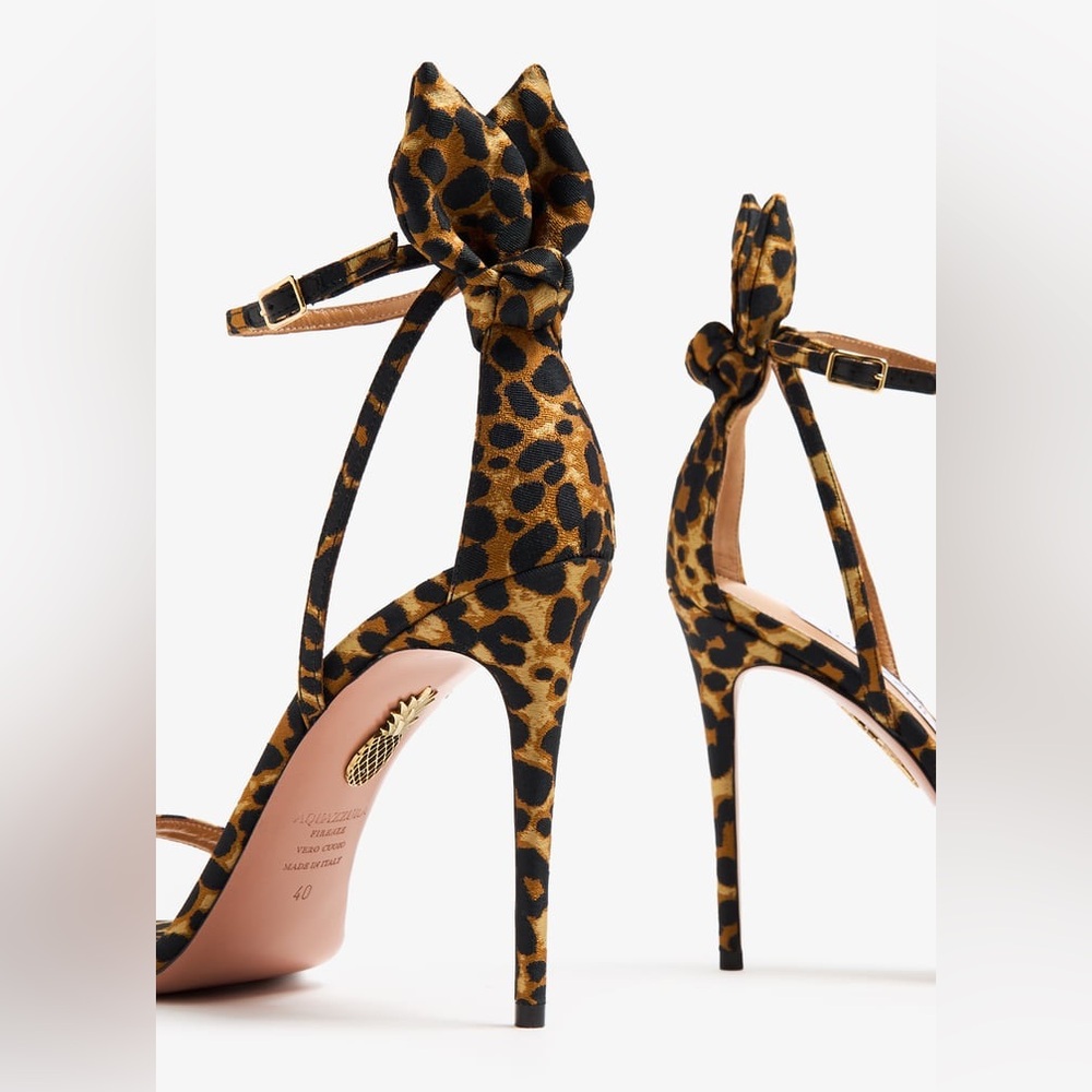 Like new AQUAZZURA Bow Tie 105 sandals $895 38 - Picture 3 of 10